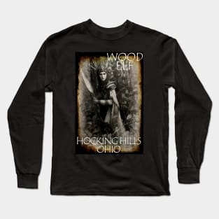 Wood Elf Hocking Hills Ohio Long Sleeve T-Shirt